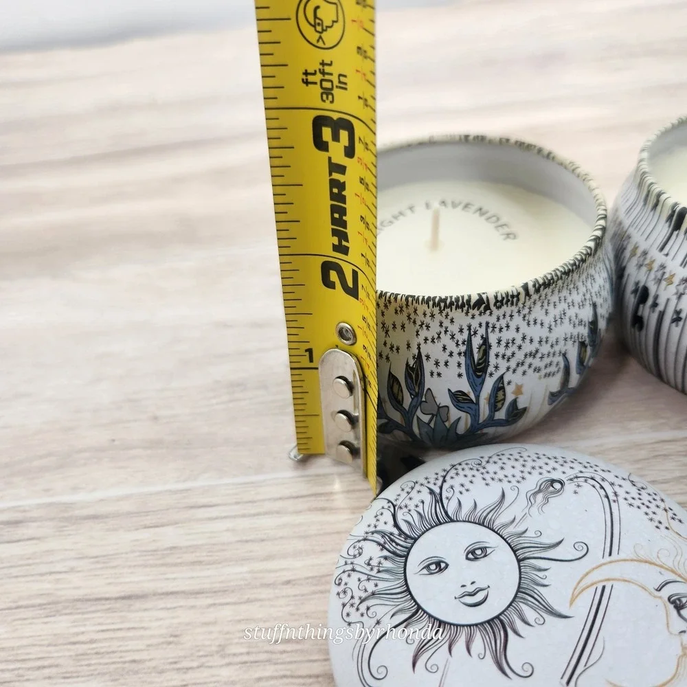Scented Tin Candles Set Of 3 Spice Up Your Life Mystic Tarot Theme‎ Meditation